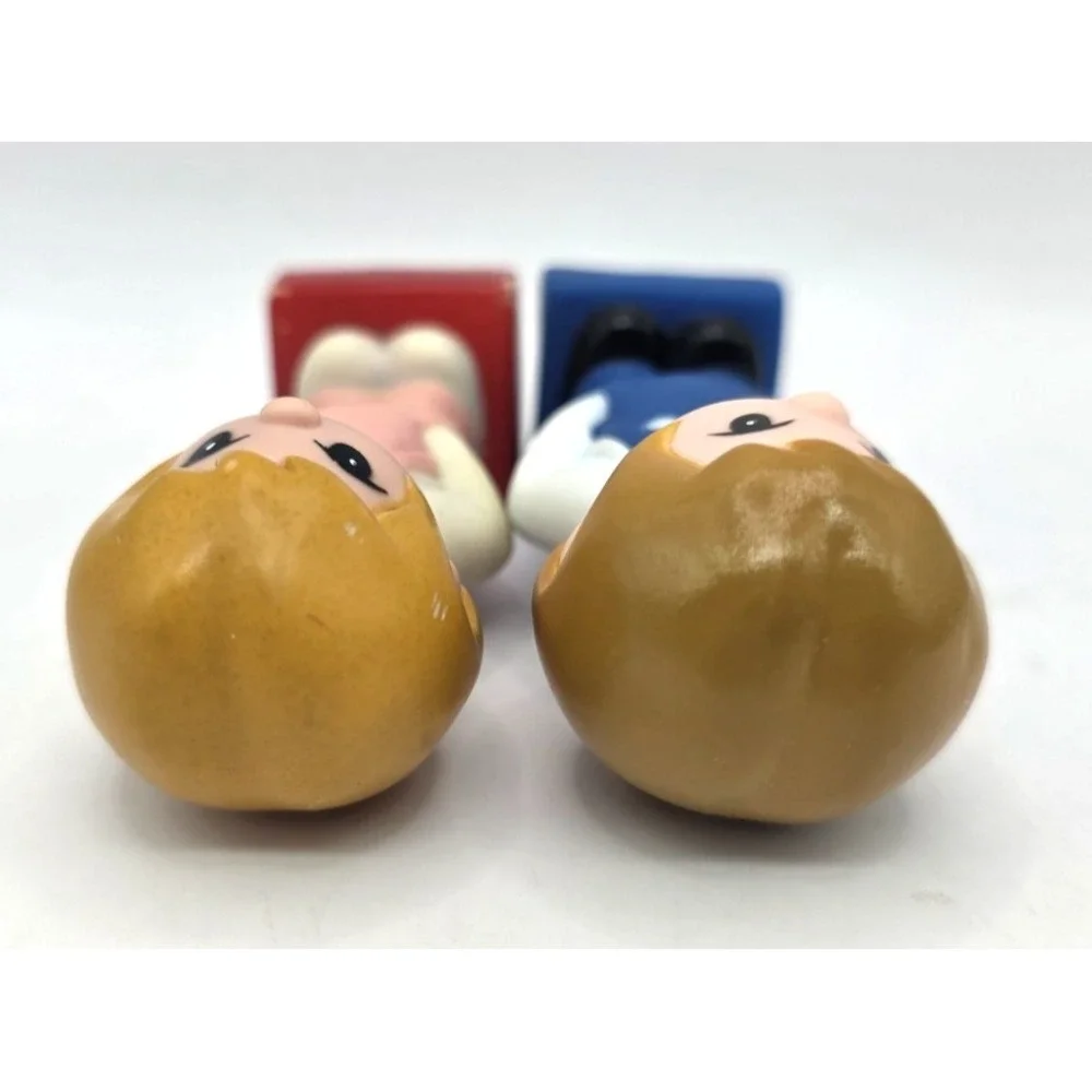 Vintage Tyco Super‎ Blocks Preschool People Figures Boy & Girl 3.5